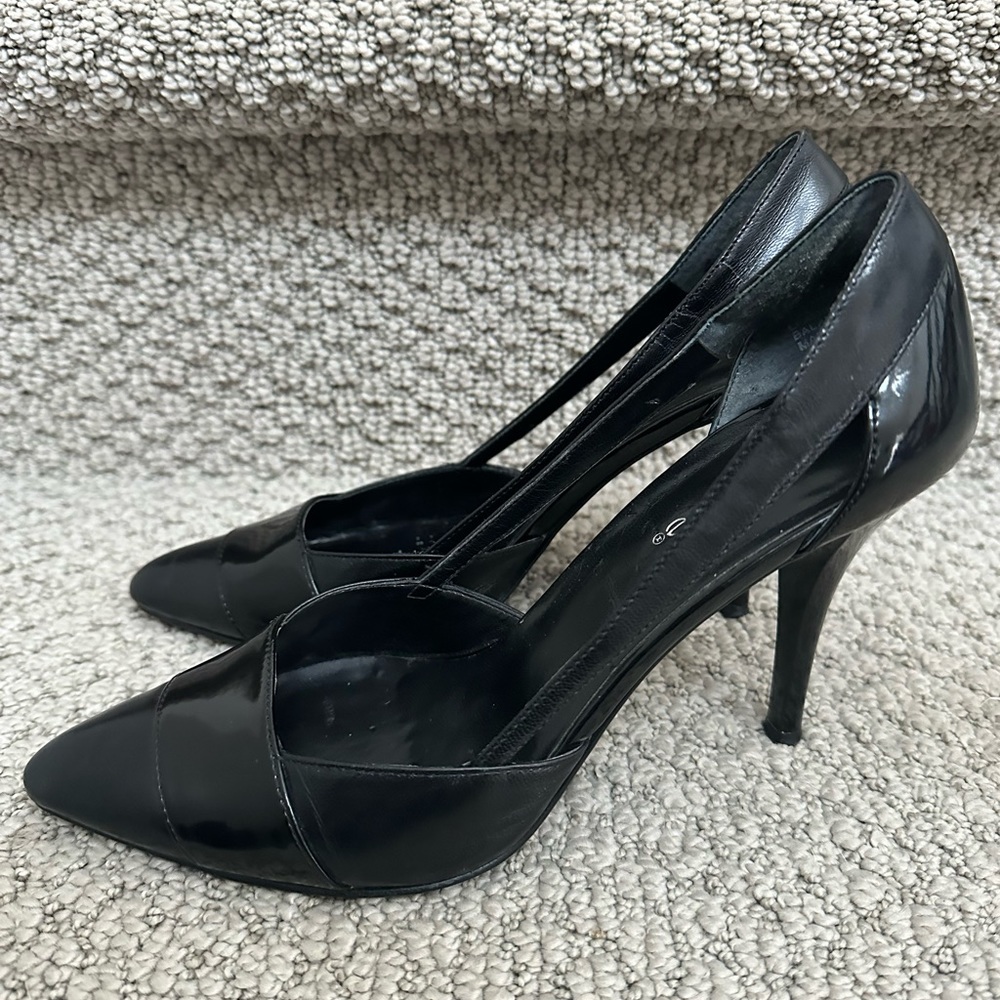 Leather Black Pumps